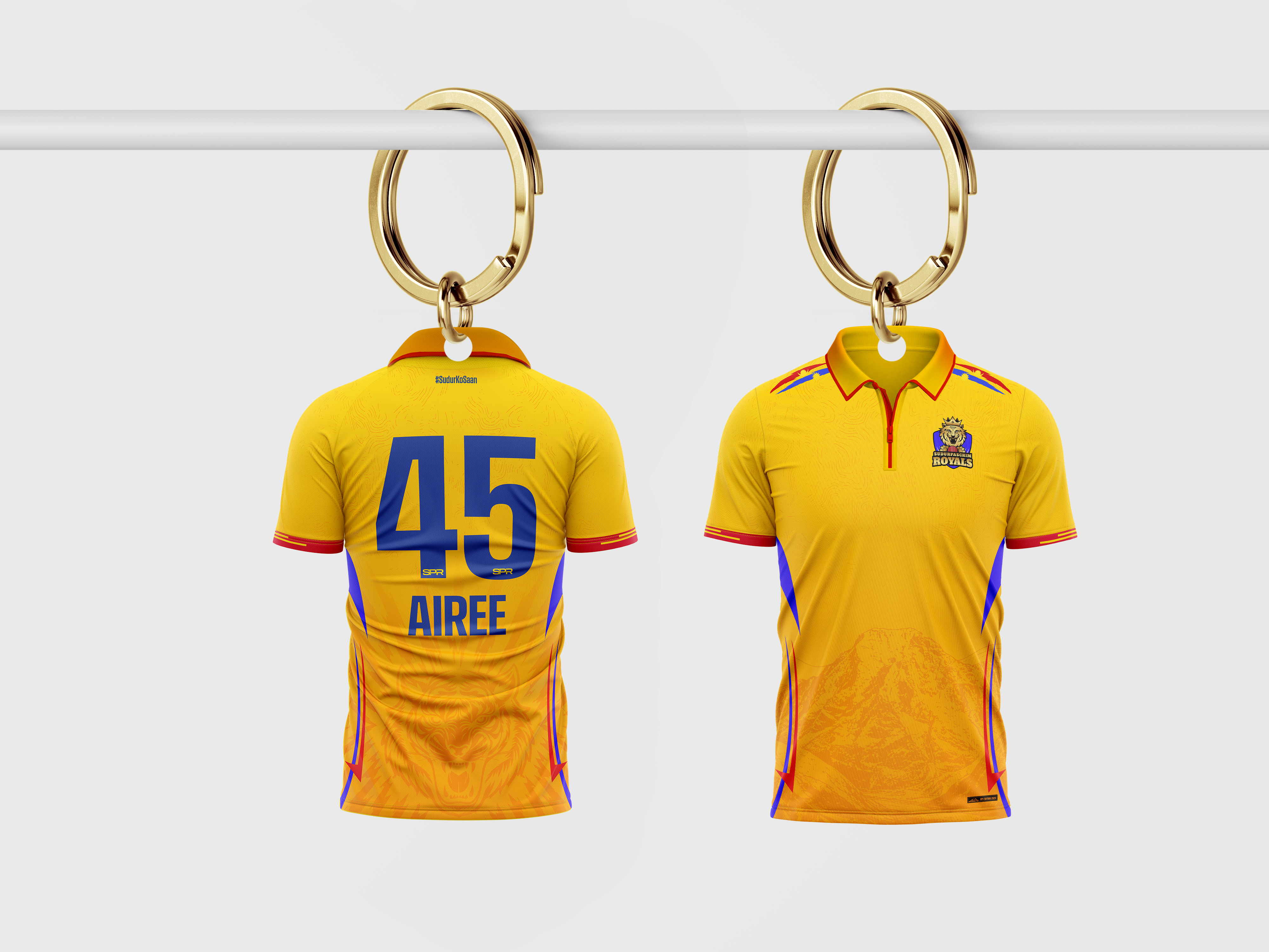 Jersey Keyring