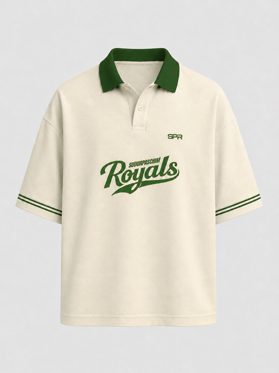 Polo White Retro